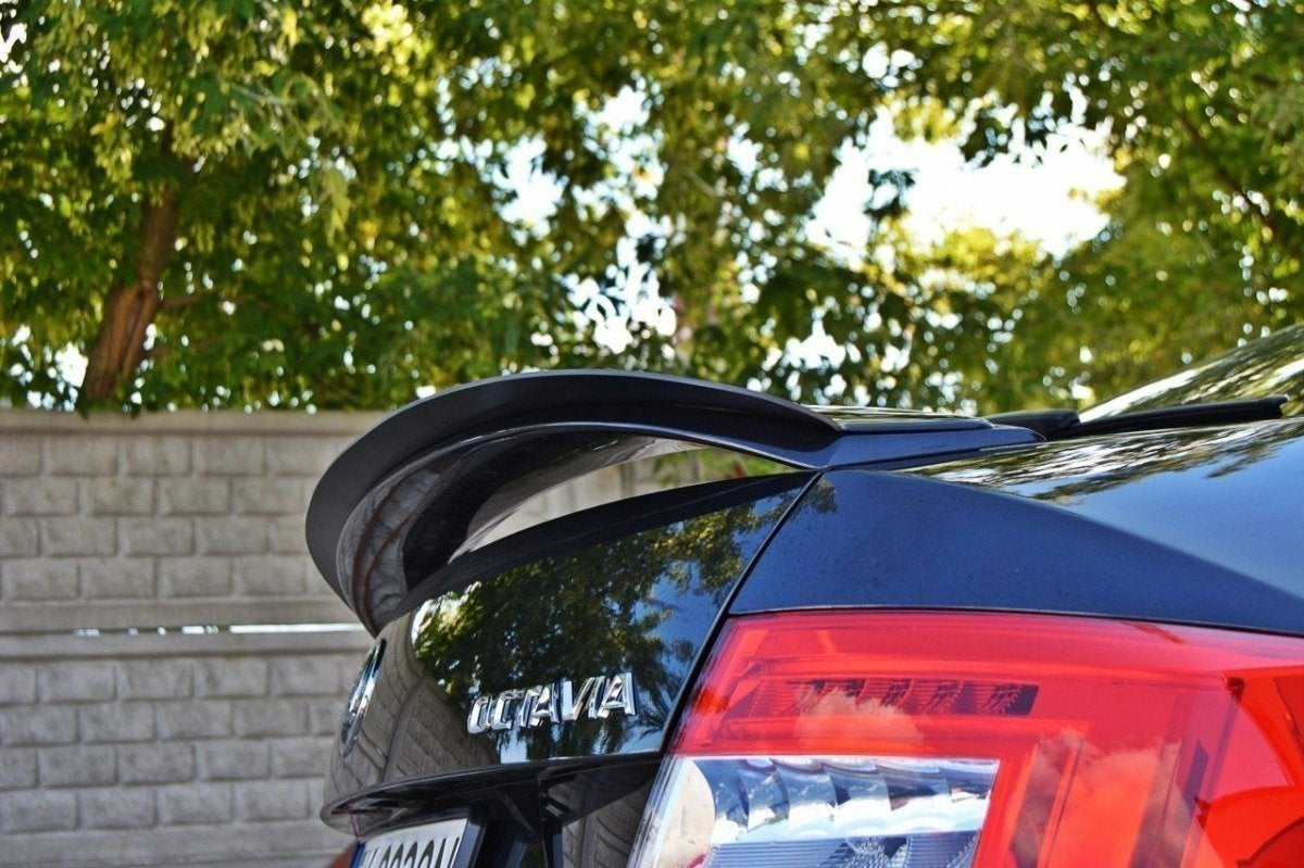 Eleron portbagaj spoiler cap Skoda Octavia Mk3 RS 2013- v2 - Maxton Design