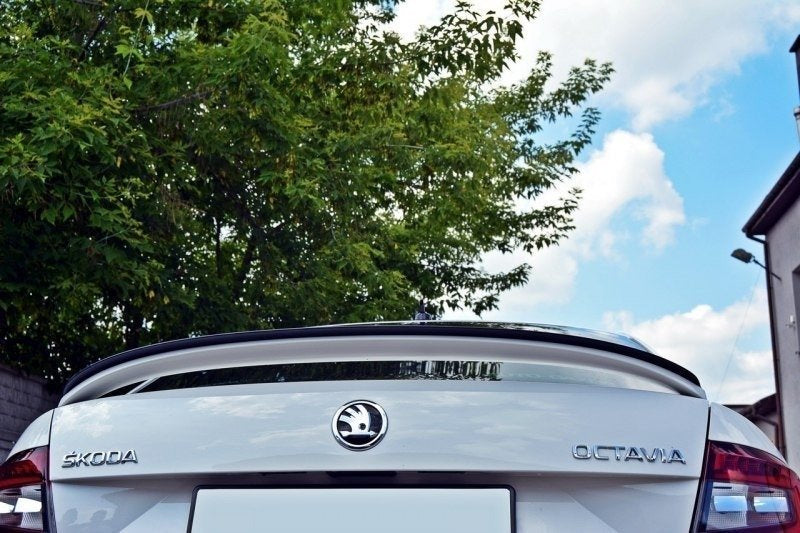 Eleron portbagaj spoiler cap Skoda Octavia Mk3 RS 2013- v2 - Maxton Design