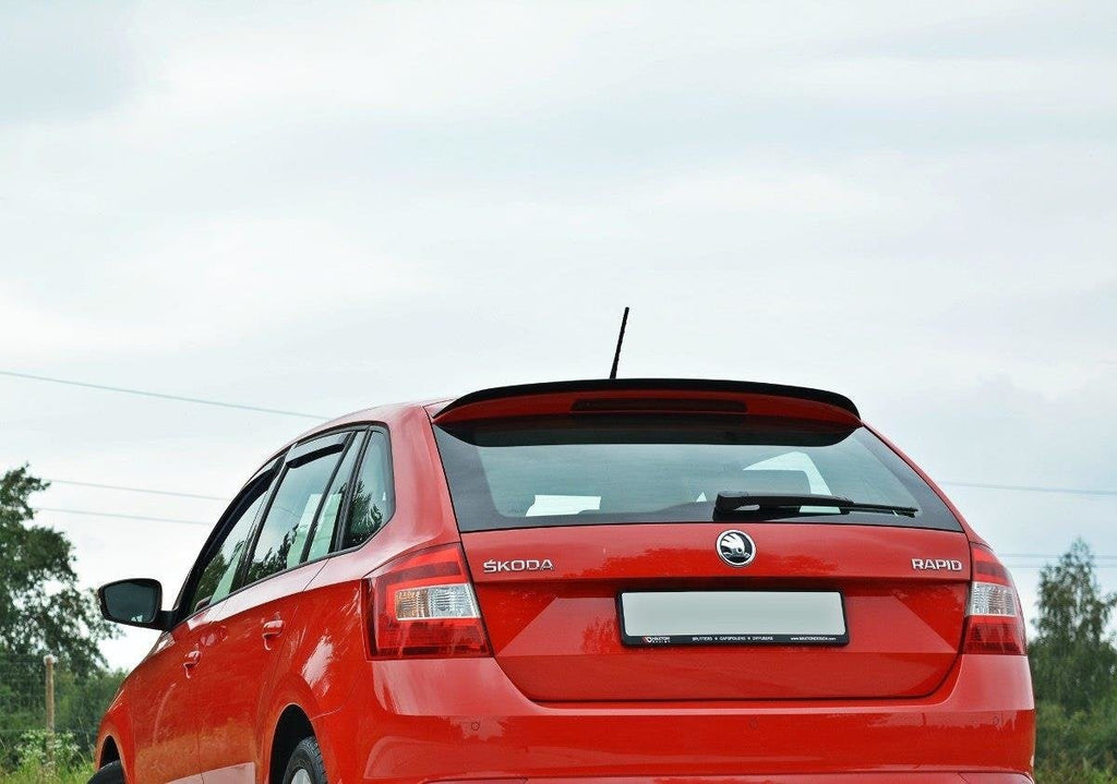 Eleron spoiler cap Skoda Rapid Spaceback 2013-2019 v1 - Maxton Design