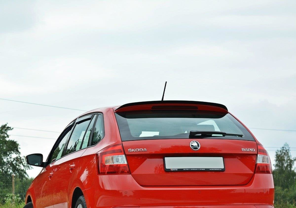 Eleron spoiler cap Skoda Rapid Spaceback 2013-2019 v1 - Maxton Design