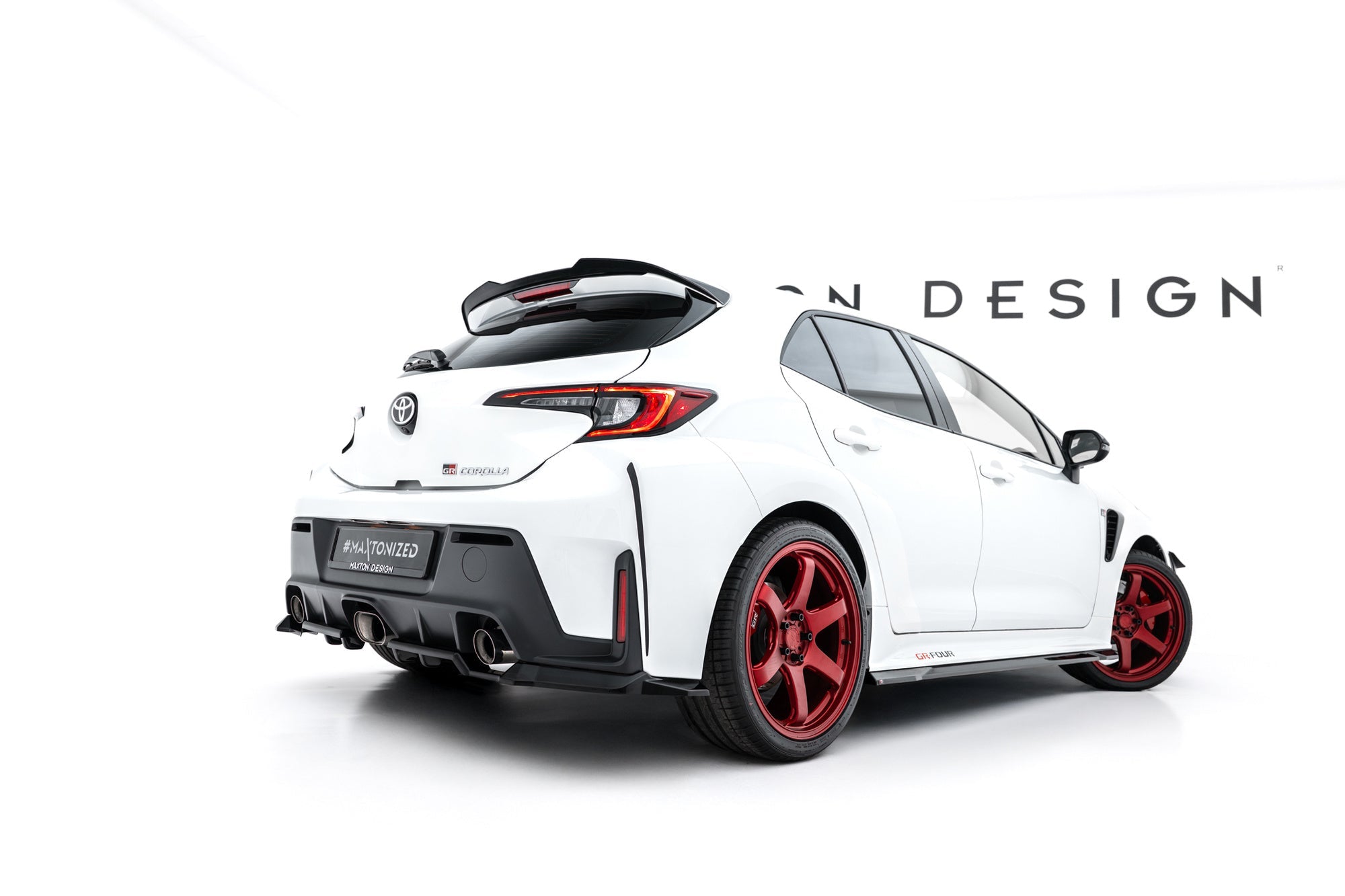 Eleron spoiler cap Toyota GR Corolla Mk12 2022-2024 v1 - Maxton Design