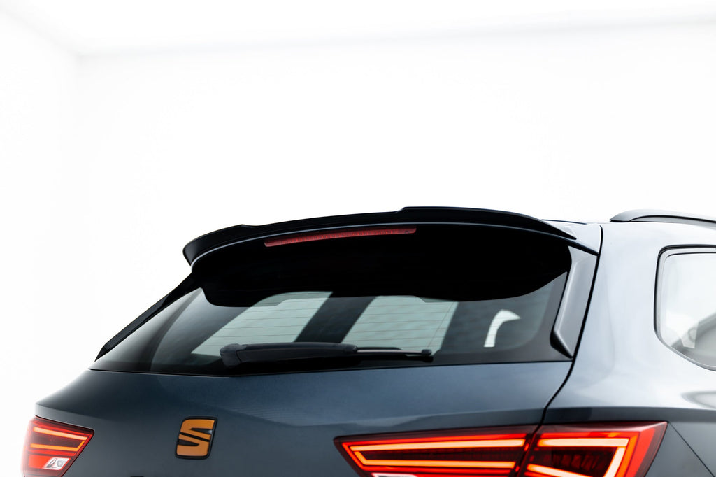Eleron spoiler cap Seat Leon Mk3 Cupra ST Facelift 2017- v4 - Maxton Design