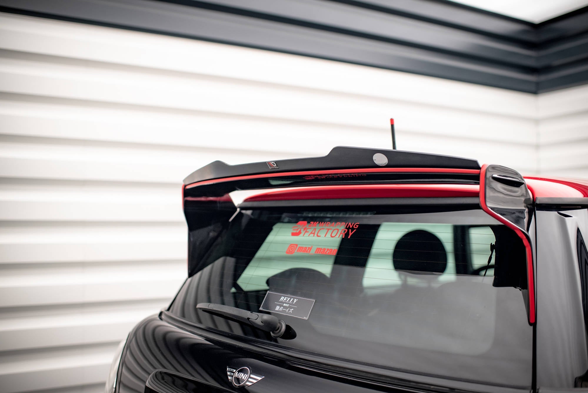 Eleron spoiler cap Mini Cooper John Cooper Works R56 2006-2010 v3 - Maxton Design