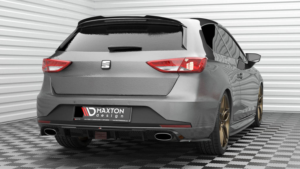 Eleron spoiler cap Seat Leon Cupra Sportstourer Mk3 Facelift 2016-2020 v6 - Maxton Design