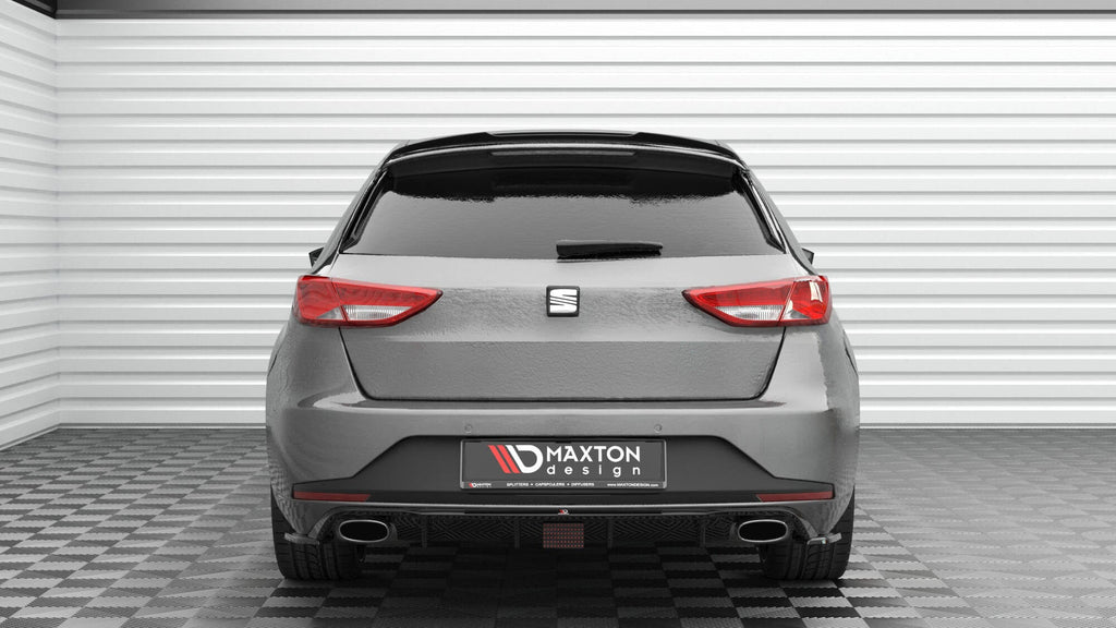 Eleron spoiler cap Seat Leon Cupra Sportstourer Mk3 Facelift 2016-2020 v6 - Maxton Design