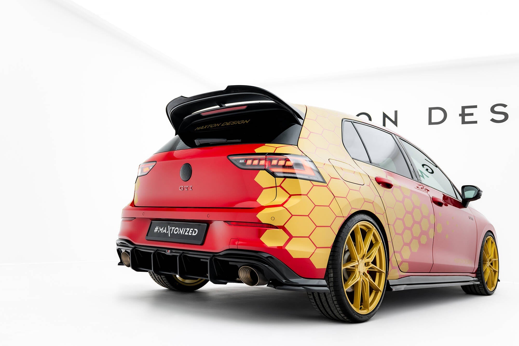 Eleron spoiler cap Volkswagen Golf R 8 2020- v6 - Maxton Design
