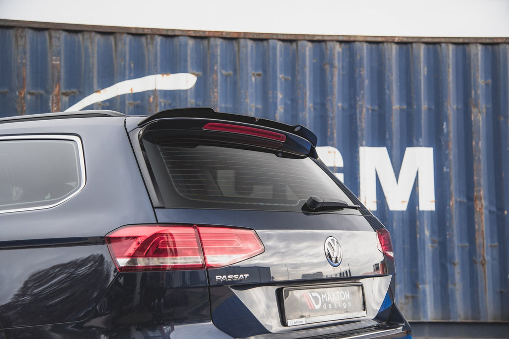 Eleron spoiler cap Volkswagen Passat B8 Variant 2014- v2 - Maxton Design