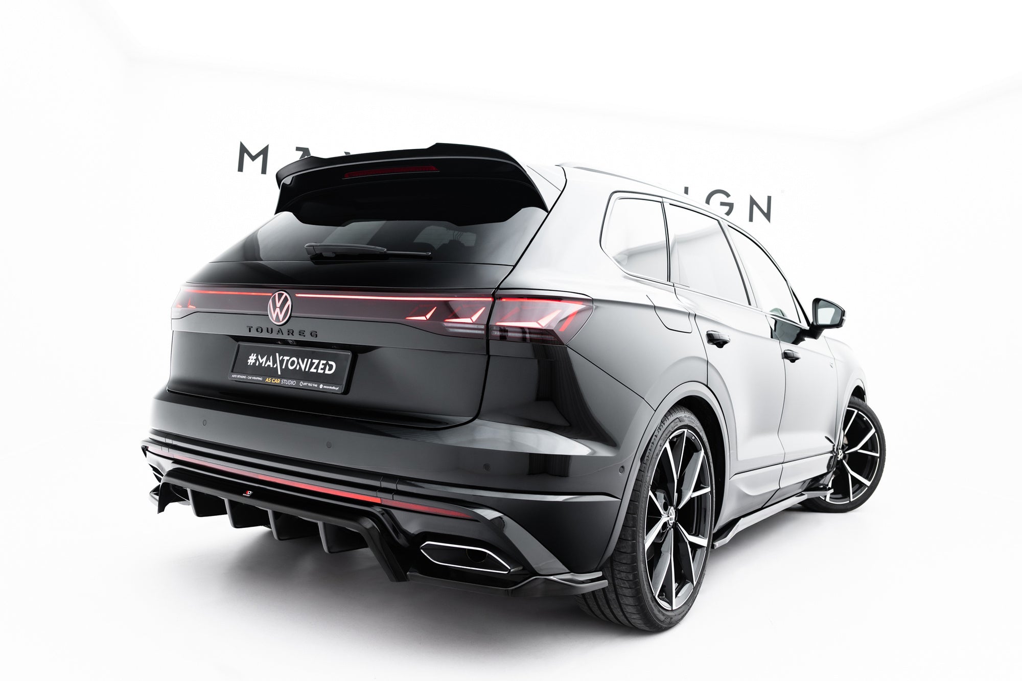Eleron spoiler cap Volkswagen Touareg R-Line Mk3 Facelift 2023- v3 - Maxton Design