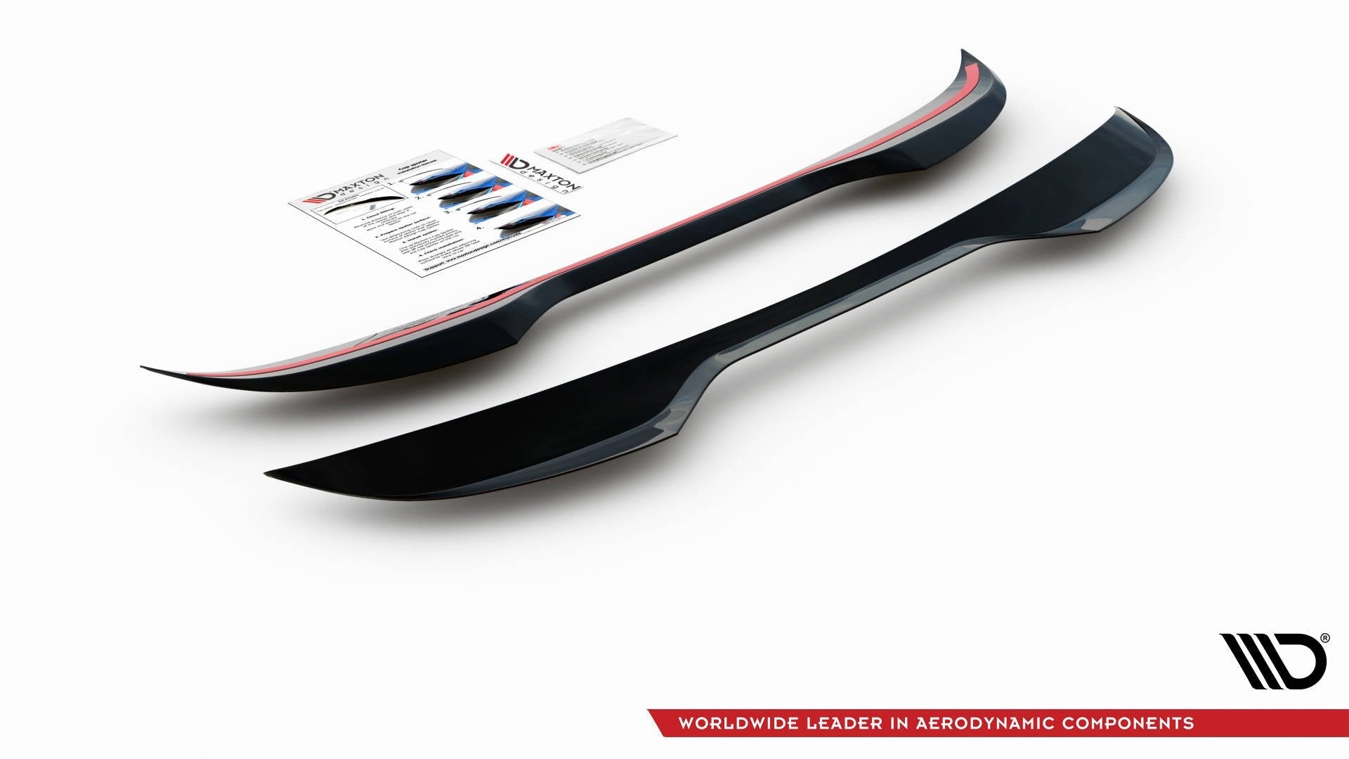 Eleron spoiler cap Volkswagen Up GTI 2018- v1 - Maxton Design