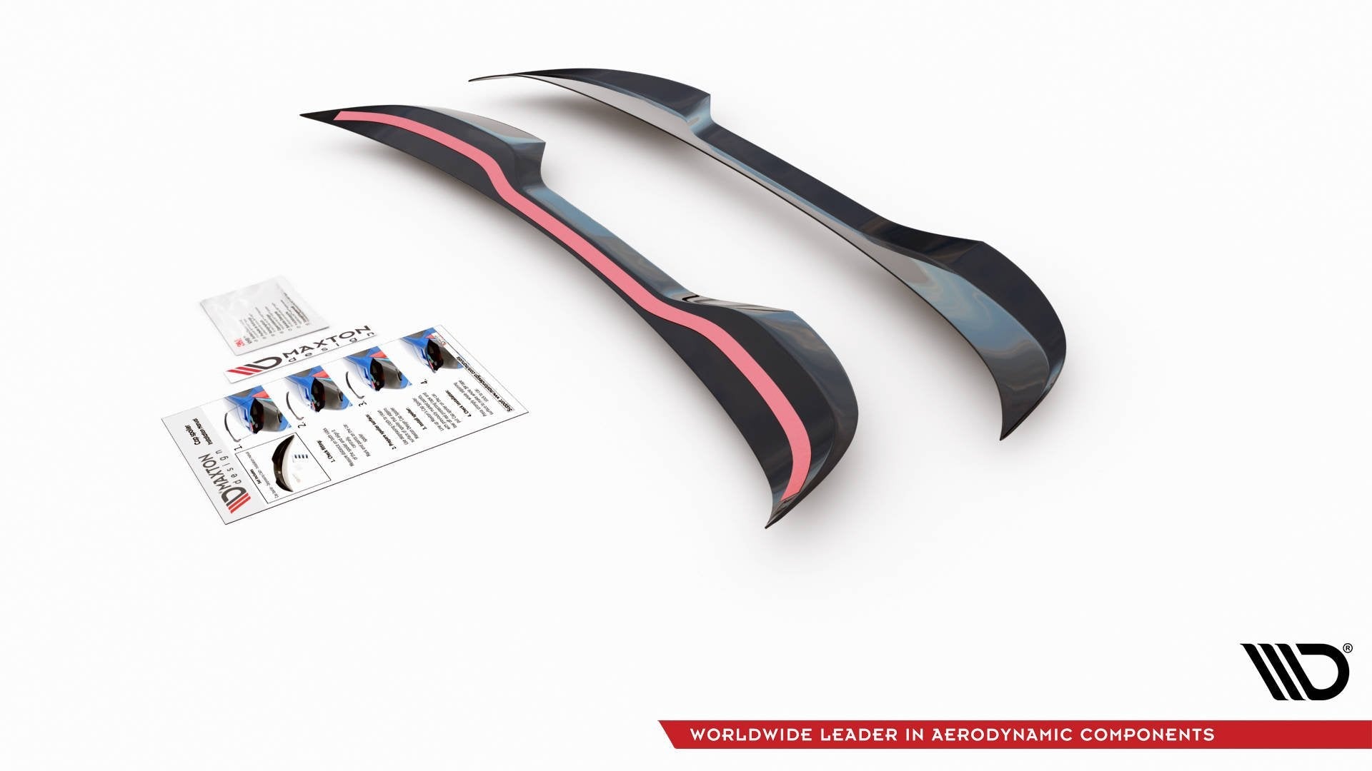 Eleron spoiler cap Volkswagen Up GTI 2018- v1 - Maxton Design