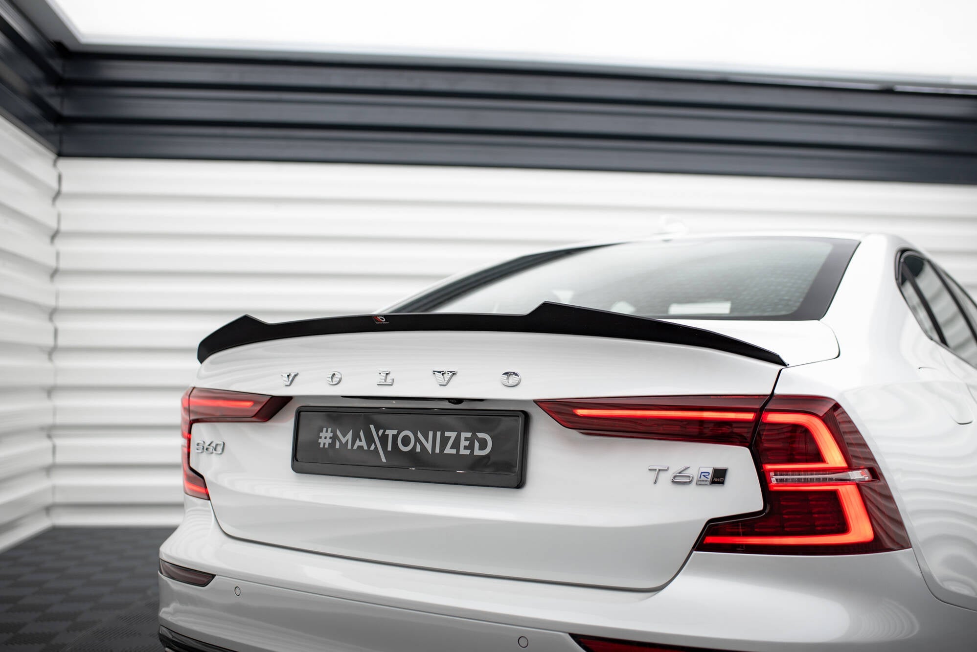 Eleron spoiler cap Volvo S60 R-Design Mk3 2018- v6 - Maxton Design