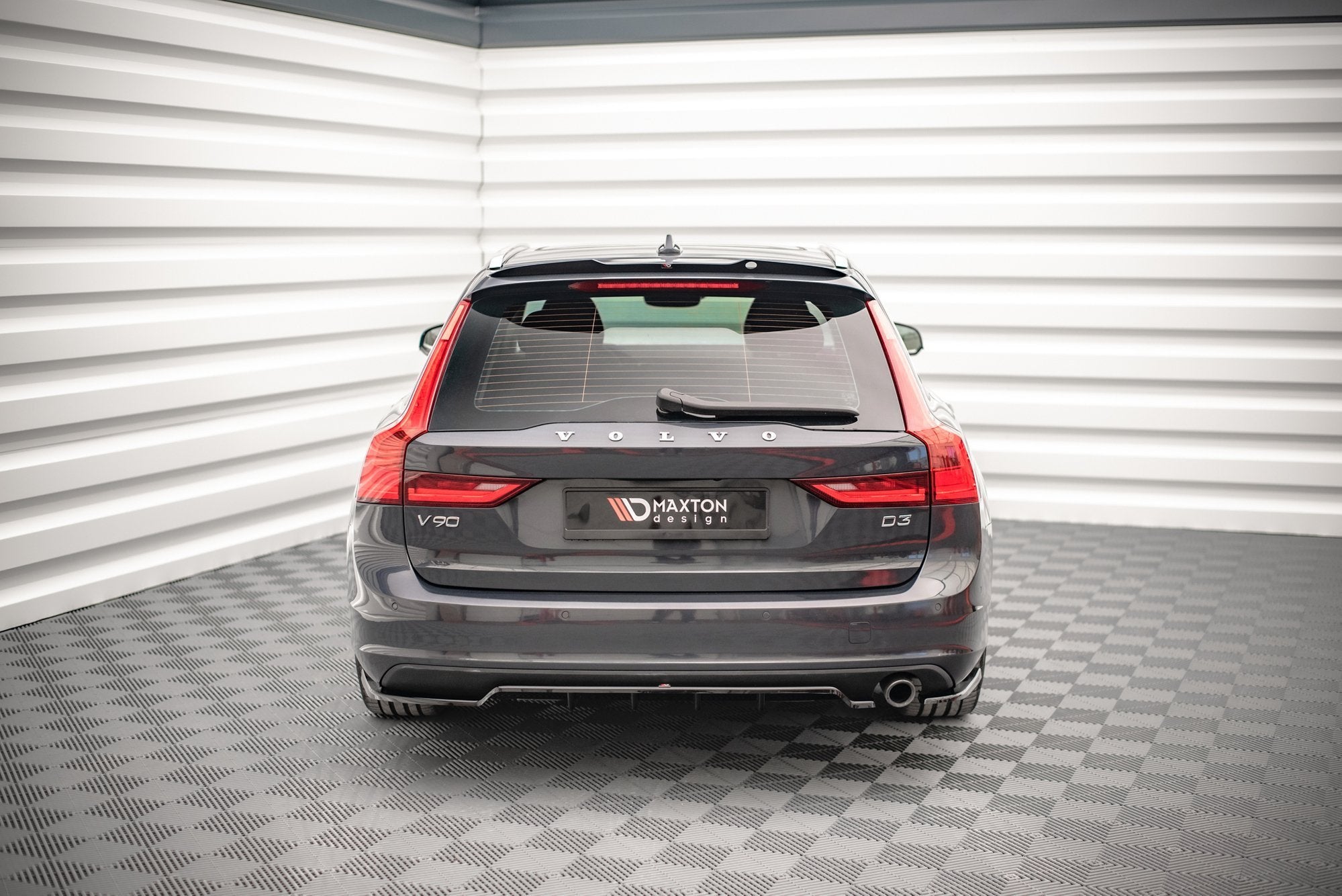 Eleron spoiler cap Volvo V90 Mk2 2016- v1 - Maxton Design