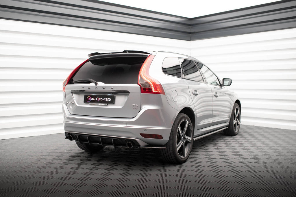 Eleron spoiler cap Volvo XC60 R-Design Mk1 Facelift 2013-2017 v2 - Maxton Design
