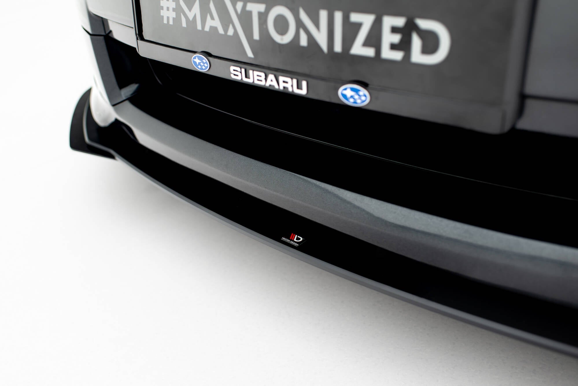 Prelungire splitter bara fata si flapsuri Subaru Impreza WRX STI Mk3 Facelift 2011-2014 v14 - Maxton Design