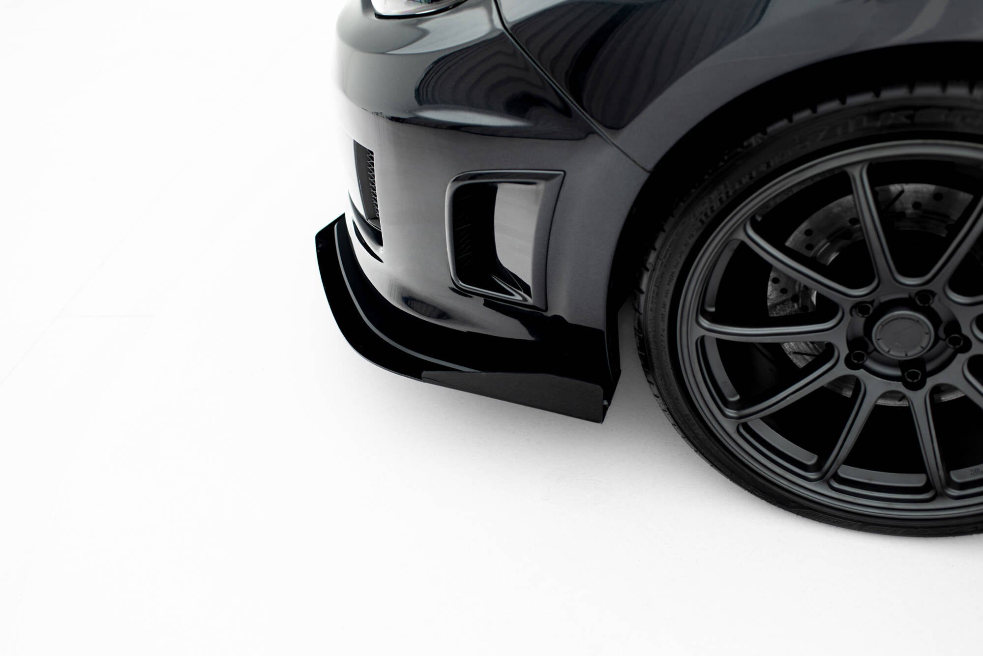 Prelungire splitter bara fata si flapsuri Subaru Impreza WRX STI Mk3 Facelift 2011-2014 v14 - Maxton Design