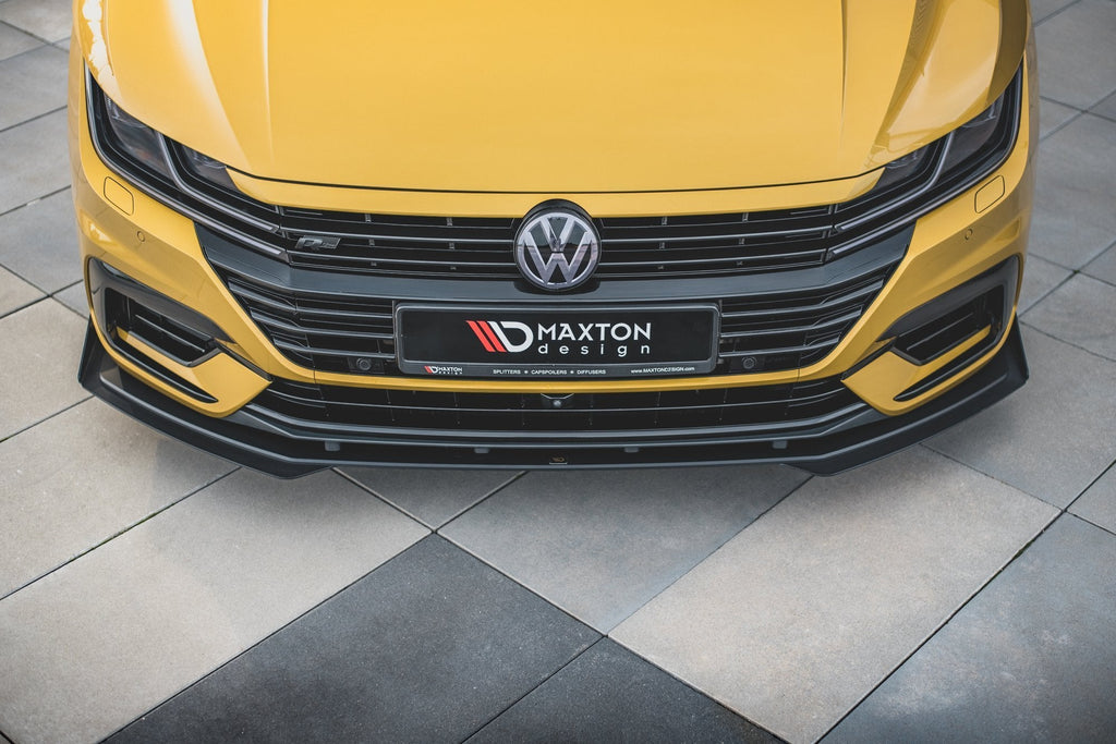 Prelungire splitter bara fata si flapsuri Volkswagen Arteon R-Line 2017- v5 - Maxton Design