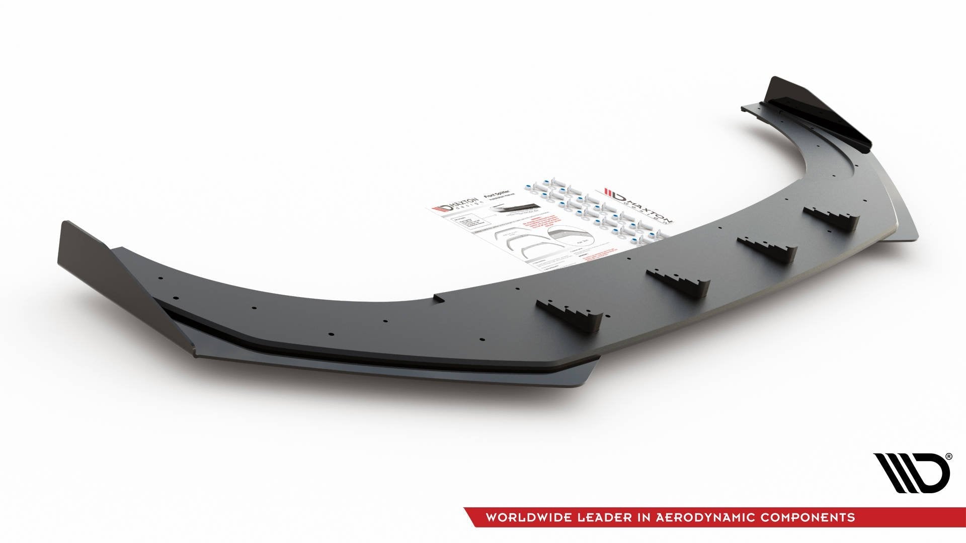 Prelungire splitter bara fata si flapsuri Volkswagen Golf 8 GTI Clubsport 2020- v17 - Maxton Design