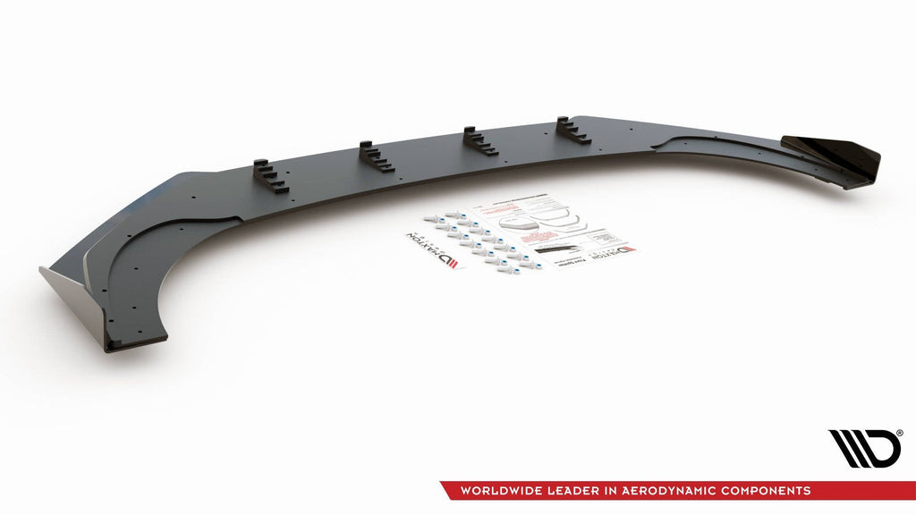 Prelungire splitter bara fata si flapsuri Volkswagen Golf 8 GTI Clubsport 2020- v17 - Maxton Design