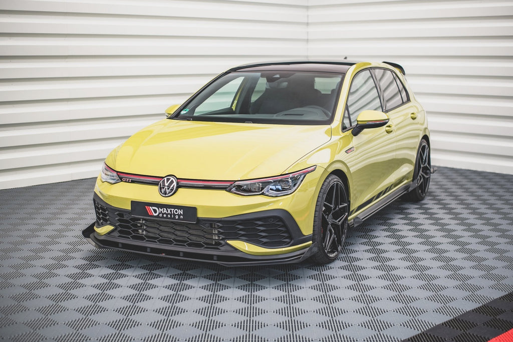 Prelungire splitter bara fata si flapsuri Volkswagen Golf 8 GTI Clubsport 2020- v17 - Maxton Design