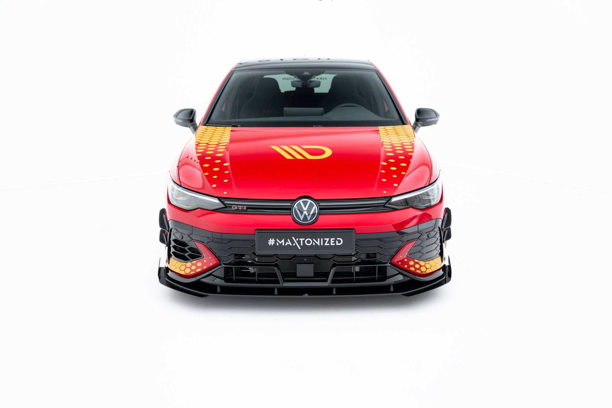 Prelungire splitter bara fata si flapsuri Volkswagen Golf GTI Clubsport Mk8 Facelift 2024- v45 - Maxton Design