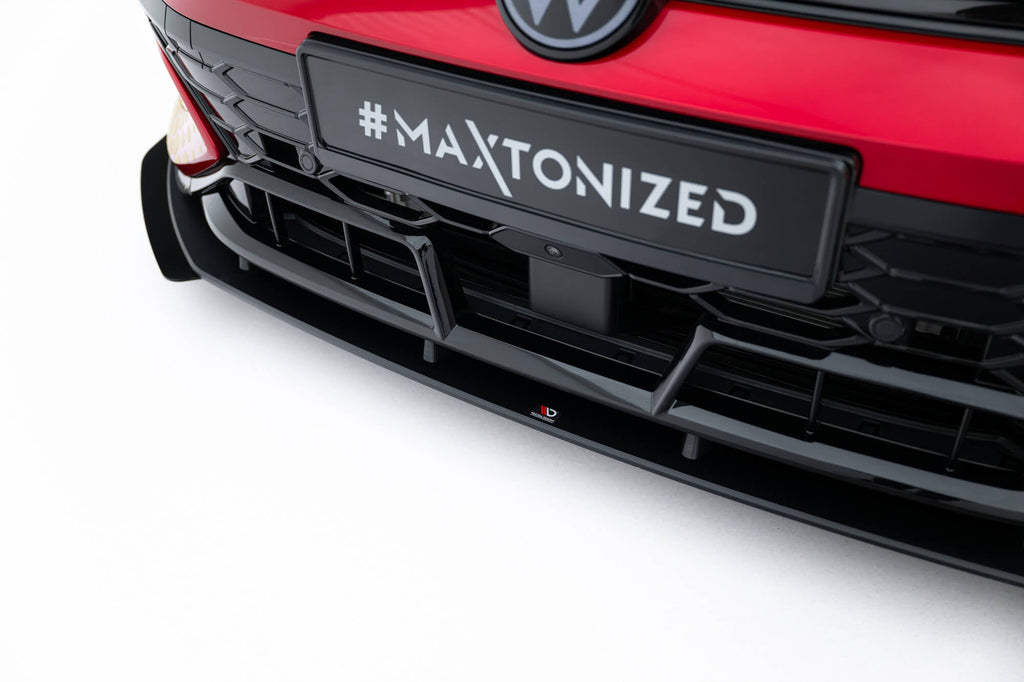 Prelungire splitter bara fata si flapsuri Volkswagen Golf GTI Clubsport Mk8 Facelift 2024- v45 - Maxton Design