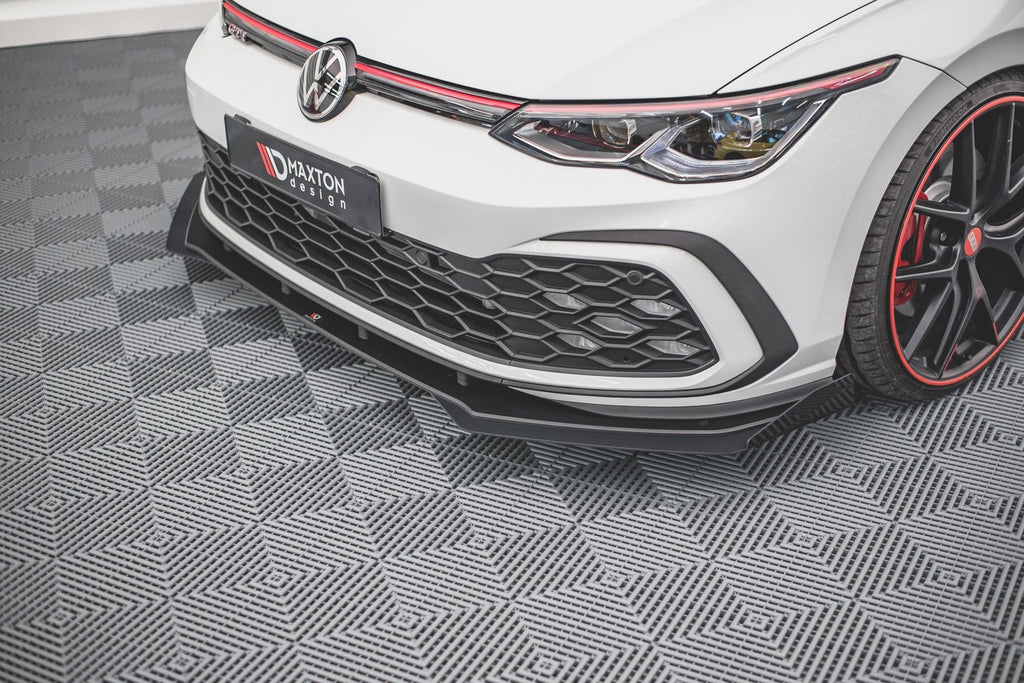 Prelungire splitter bara fata si flapsuri Volkswagen Golf 8 GTI 2020- v9 - Maxton Design