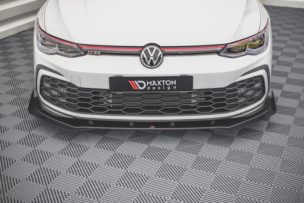 Prelungire splitter bara fata si flapsuri Volkswagen Golf 8 GTI 2020- v9 - Maxton Design