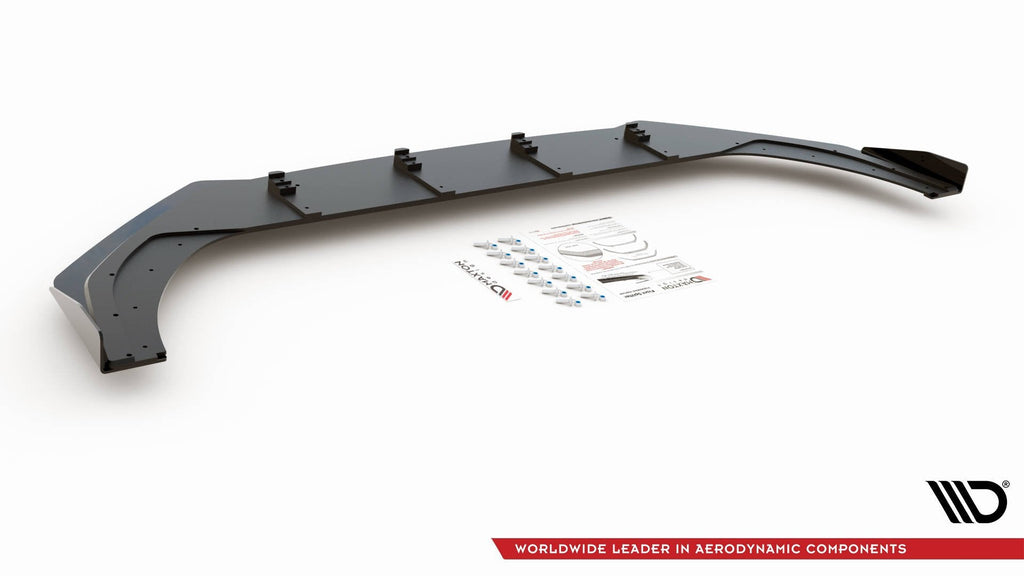 Prelungire splitter bara fata si flapsuri Volkswagen Golf 8 GTI 2020- v9 - Maxton Design