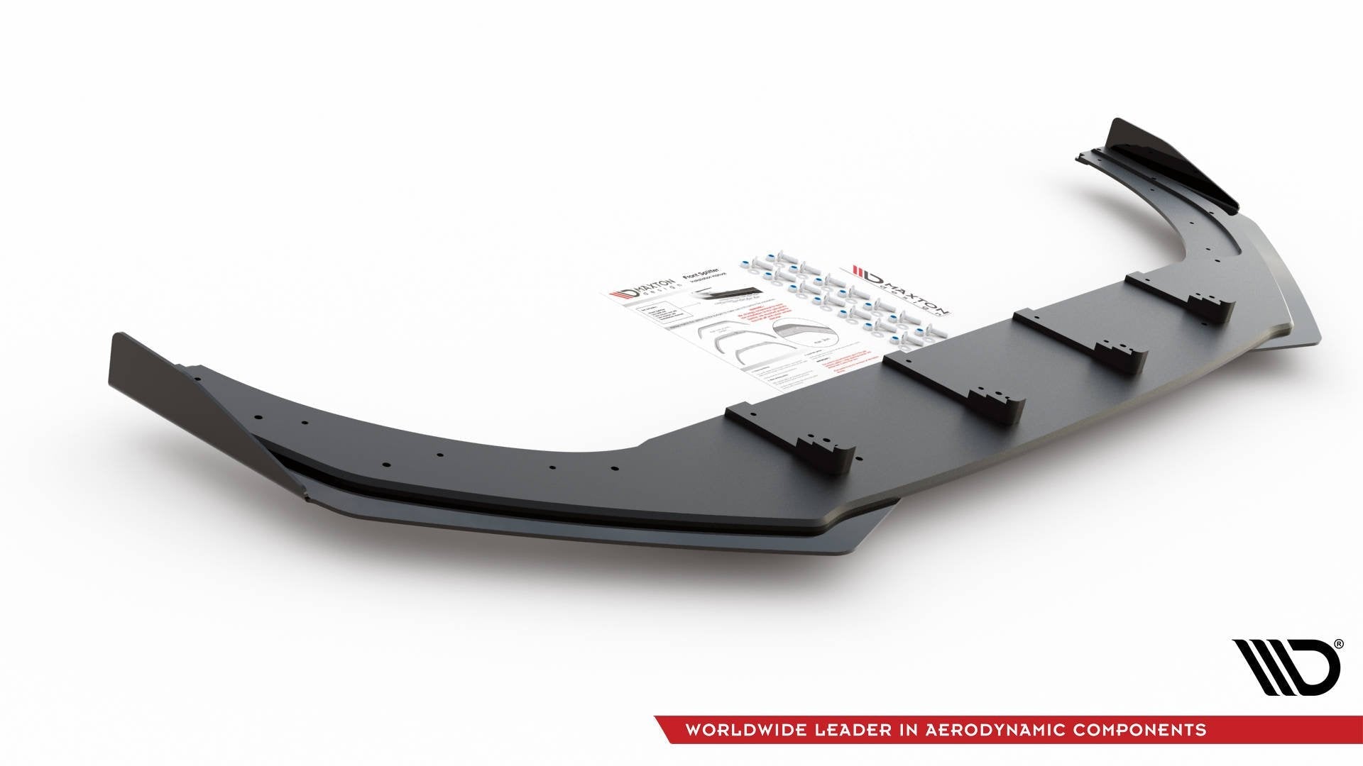 Prelungire splitter bara fata si flapsuri Volkswagen Golf 8 GTI 2020- v9 - Maxton Design