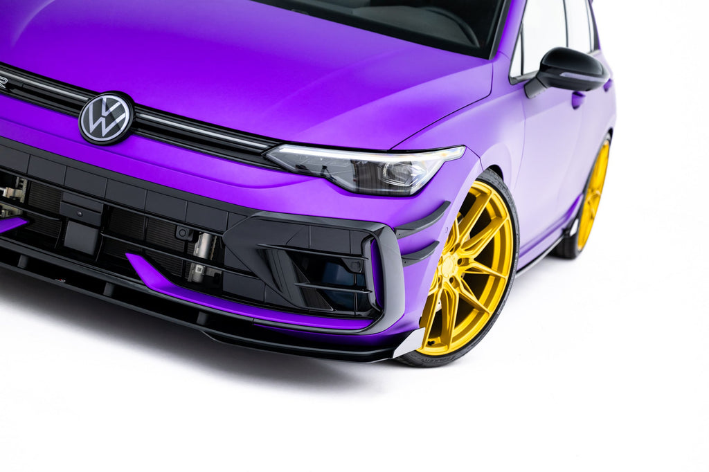 Prelungire splitter bara fata si flaspuri Volkswagen Golf R Mk8 Facelift 2024- v52 - Maxton Design