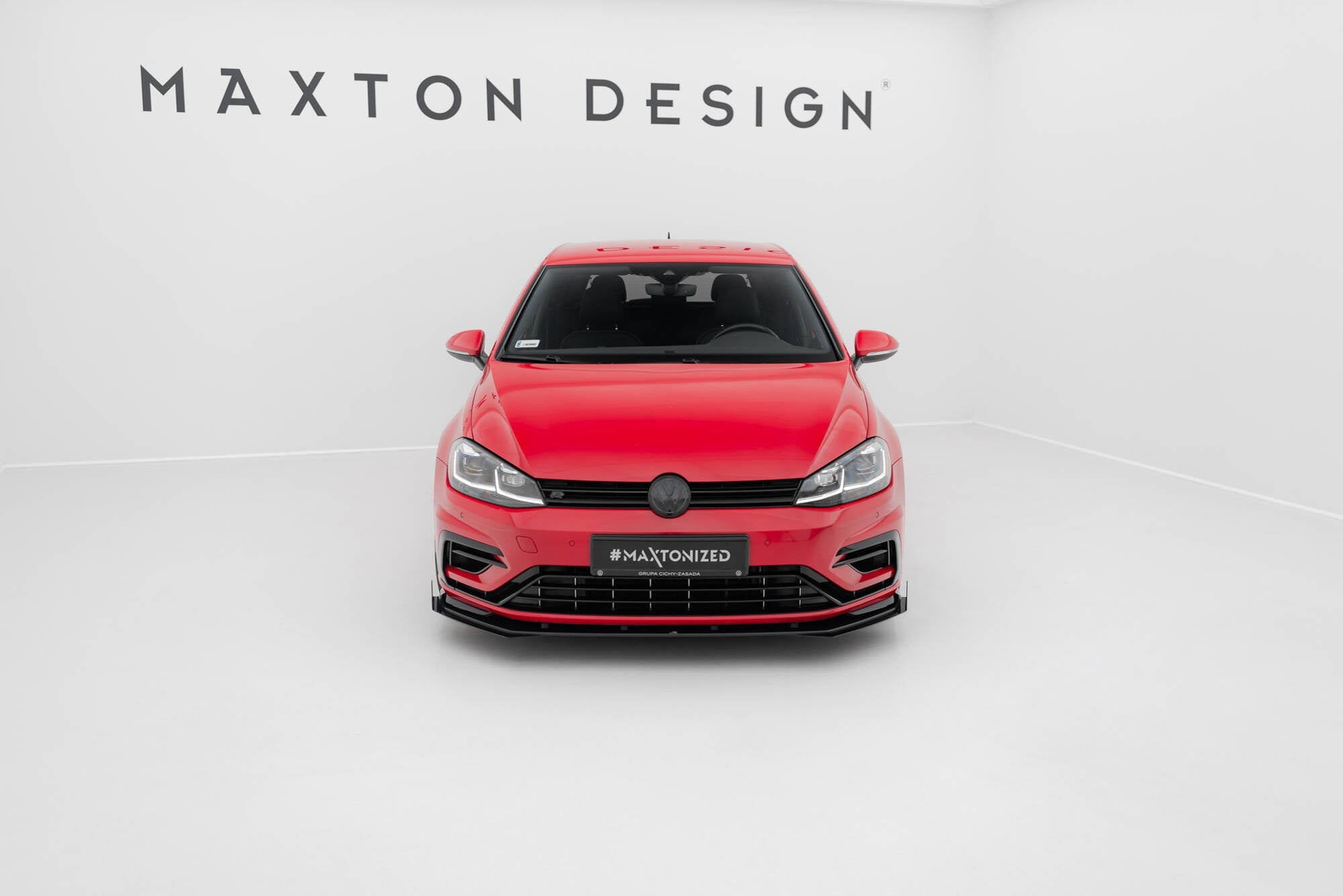 Prelungire splitter bara fata si flapsuri Volkswagen Golf 7 R Facelift 2017-2020 v17 - Maxton Design