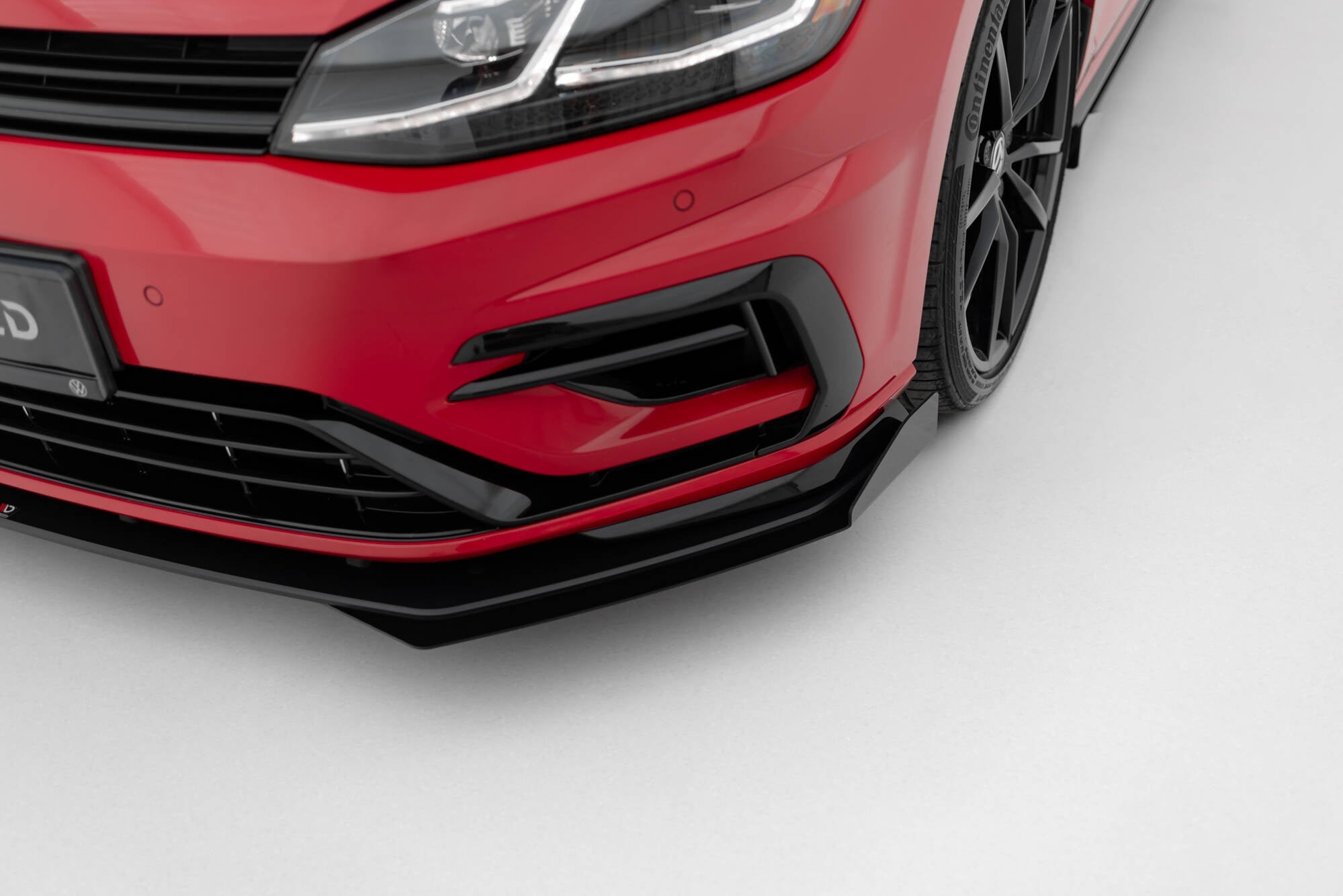 Prelungire splitter bara fata si flapsuri Volkswagen Golf 7 R Facelift 2017-2020 v17 - Maxton Design