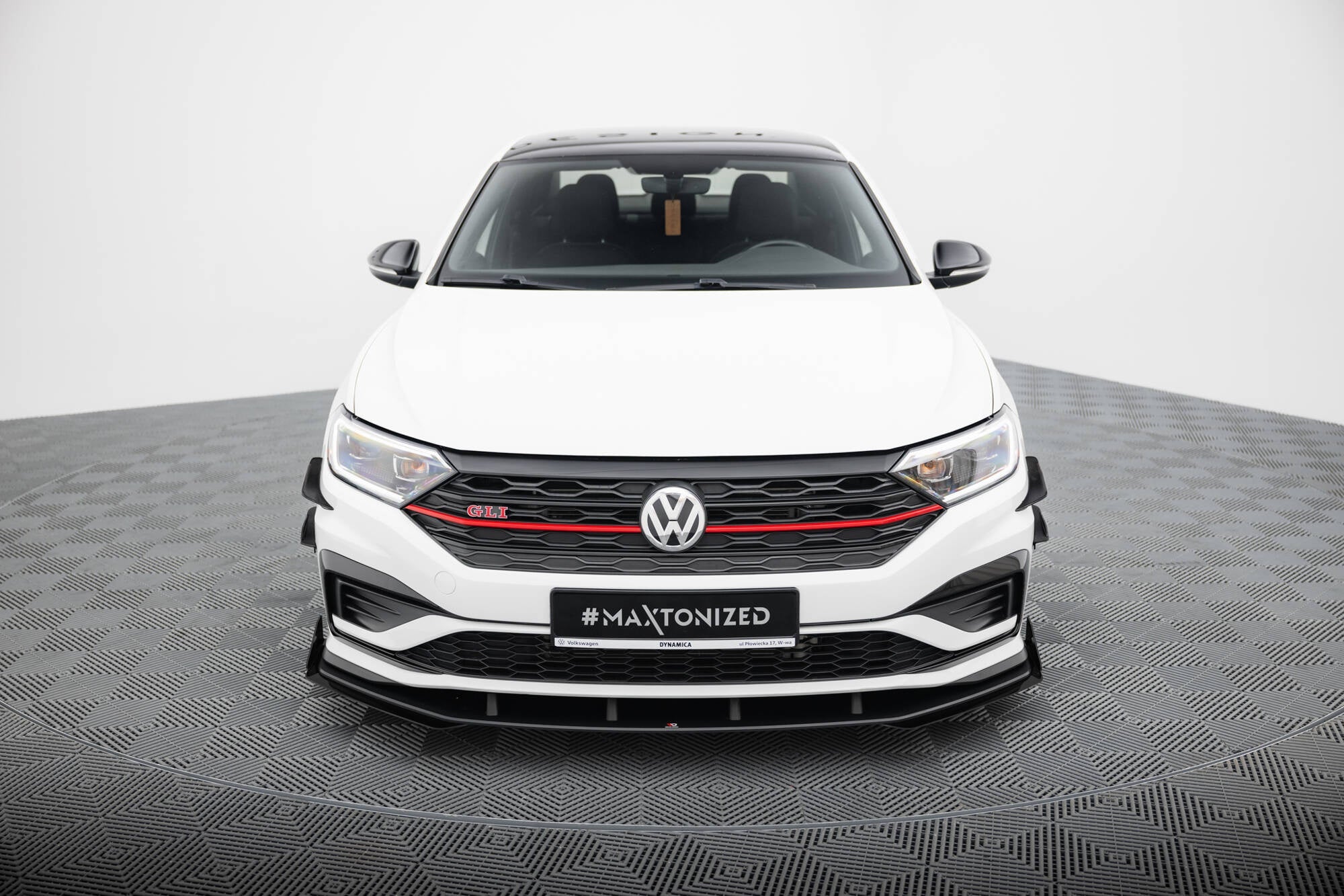 Prelungire splitter bara fata si flapsuri Volkswagen Jetta GLI Mk7 2018-2021 v2 - Maxton Design