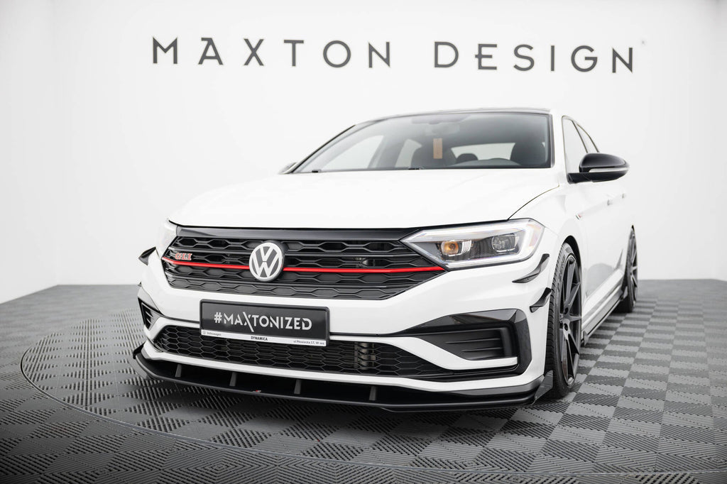 Prelungire splitter bara fata si flapsuri Volkswagen Jetta GLI Mk7 2018-2021 v2 - Maxton Design