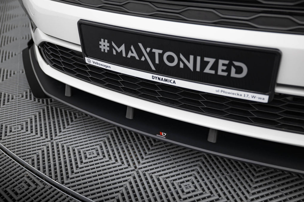 Prelungire splitter bara fata si flapsuri Volkswagen Jetta GLI Mk7 2018-2021 v2 - Maxton Design