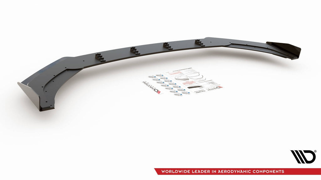 Prelungire splitter bara fata si flapsuri Volkswagen Polo GTI Mk6 2017- v16 - Maxton Design