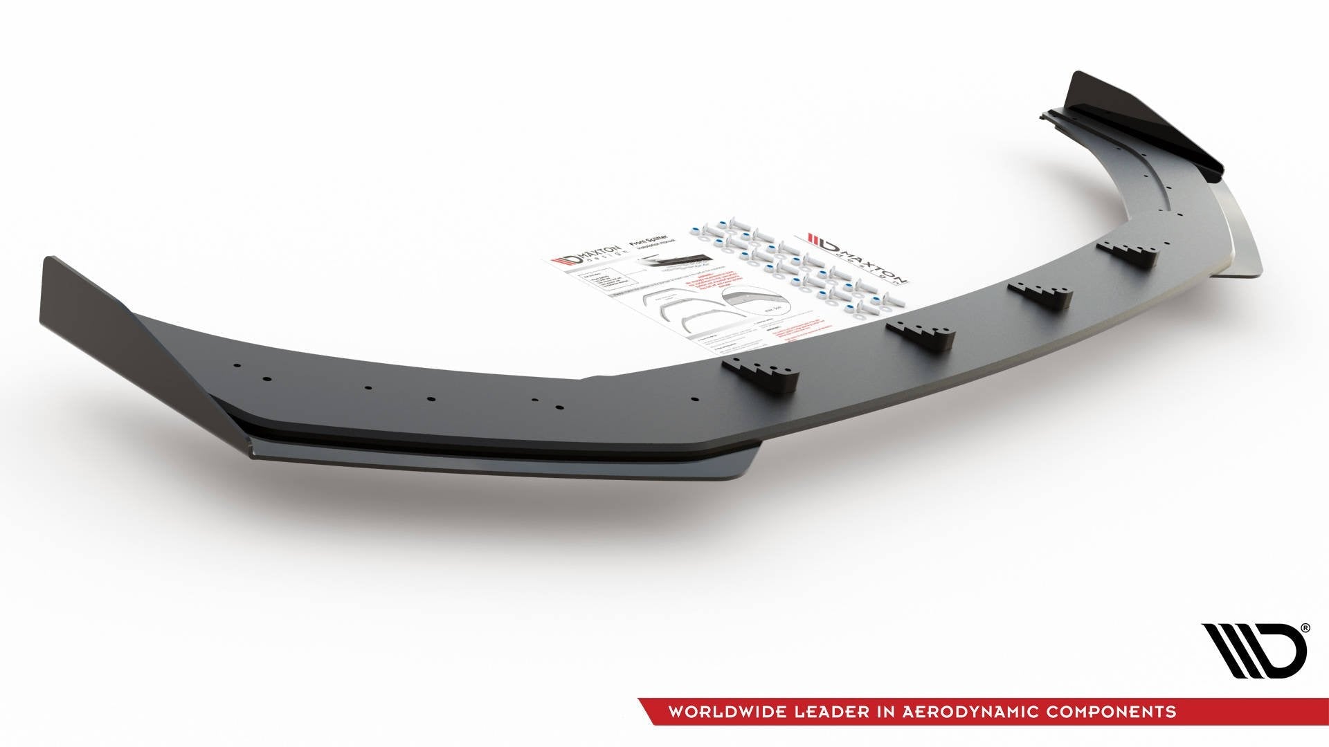 Prelungire splitter bara fata si flapsuri Volkswagen Polo GTI Mk6 2017- v16 - Maxton Design