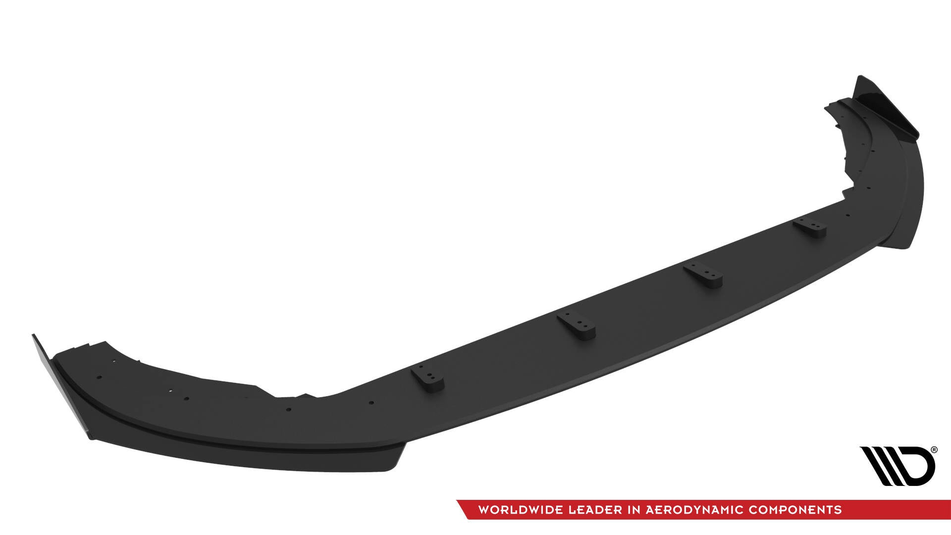 Prelungire splitter bara fata si flapsuri Volkswagen Polo GTI Mk6 Facelift 2021- v21 - Maxton Design