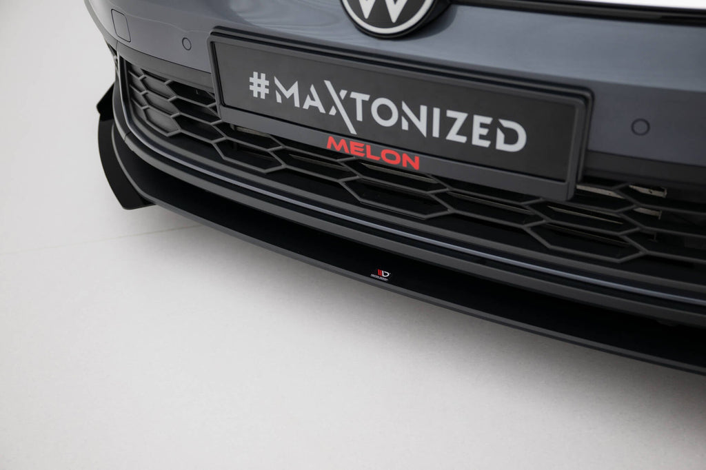 Prelungire splitter bara fata si flapsuri Volkswagen Polo GTI Mk6 Facelift 2021- v21 - Maxton Design