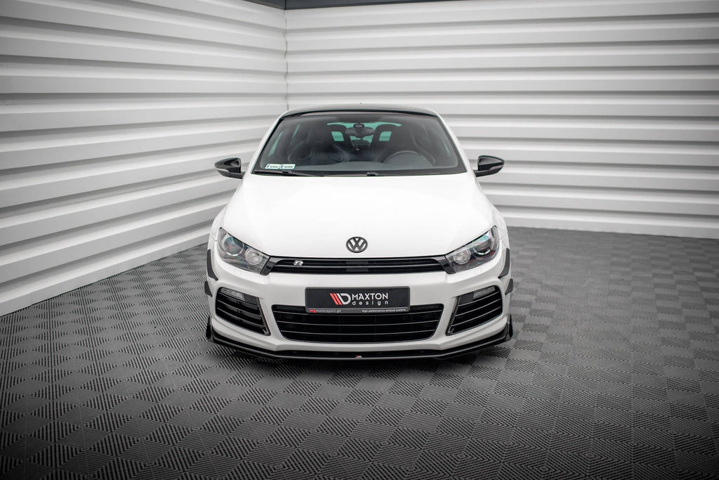 Prelungire splitter bara fata si flapsuri Volkswagen Scirocco R Mk3 2008-2014 v11 - Maxton Design