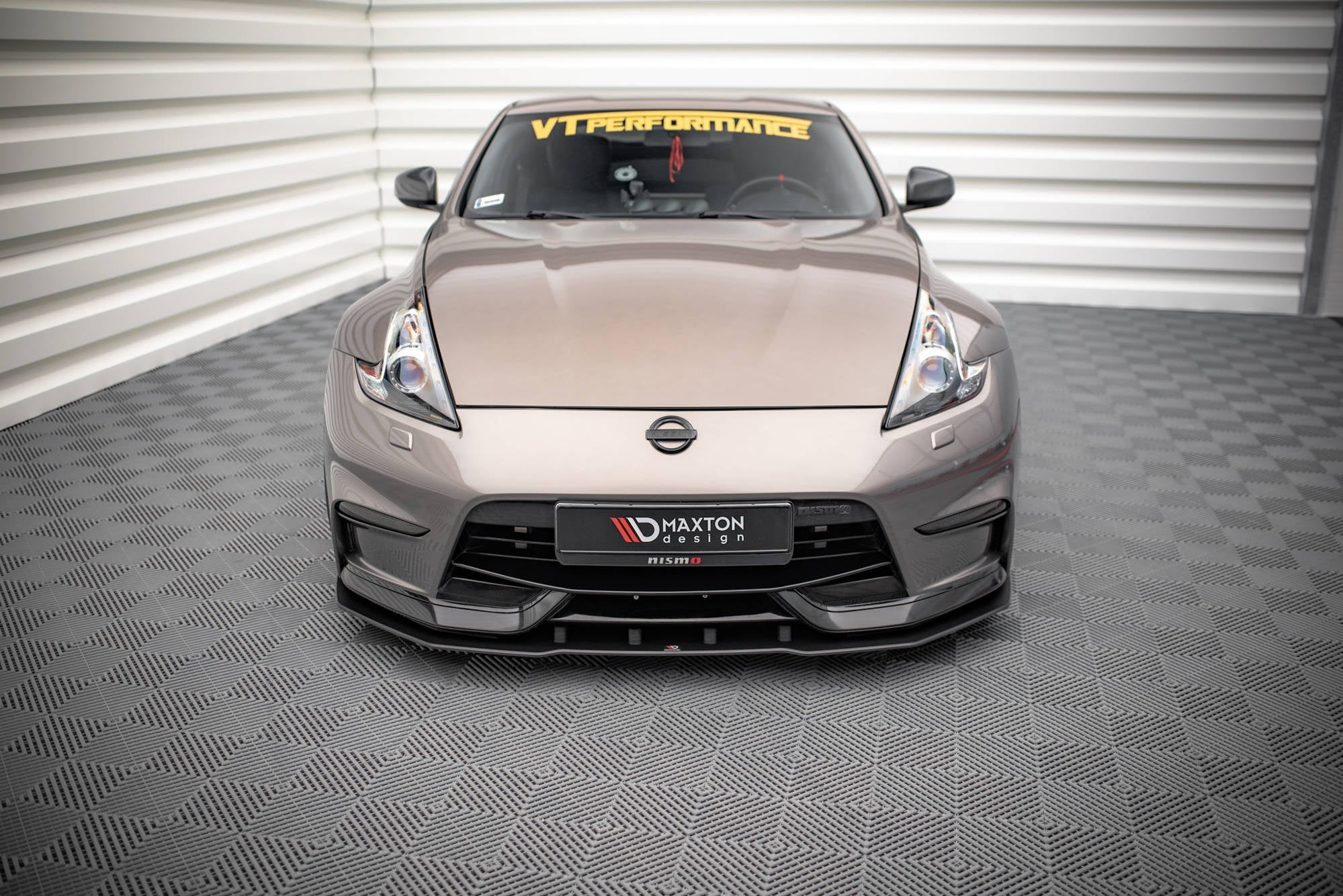 Prelungire splitter bara fata Nissan 370Z Nismo Facelift 2014-2020 v4 - Maxton Design