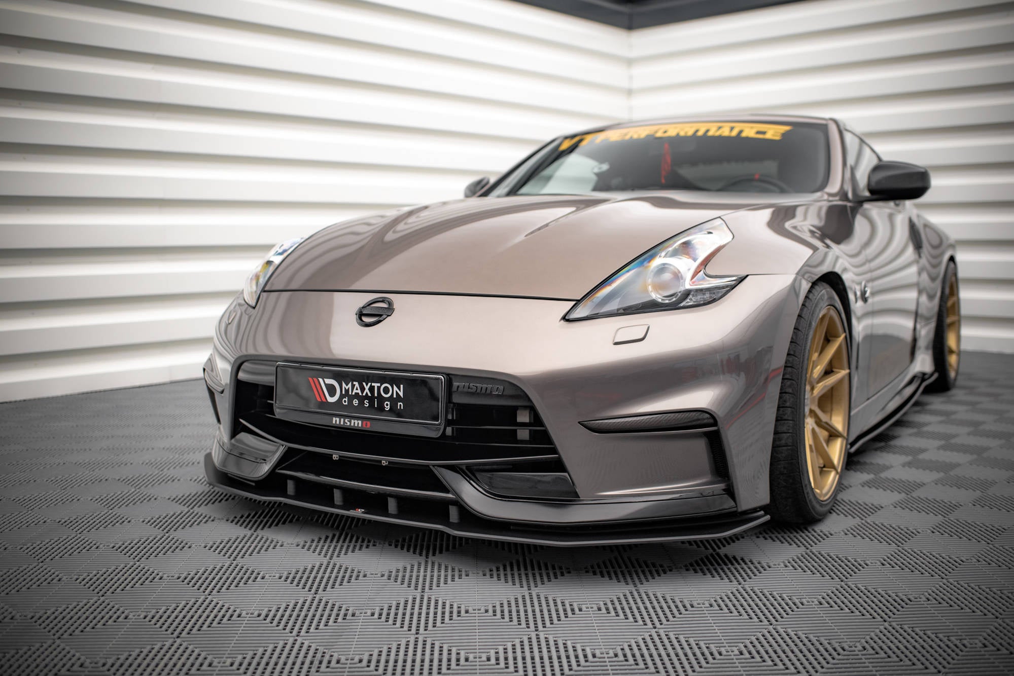 Prelungire splitter bara fata Nissan 370Z Nismo Facelift 2014-2020 v4 - Maxton Design