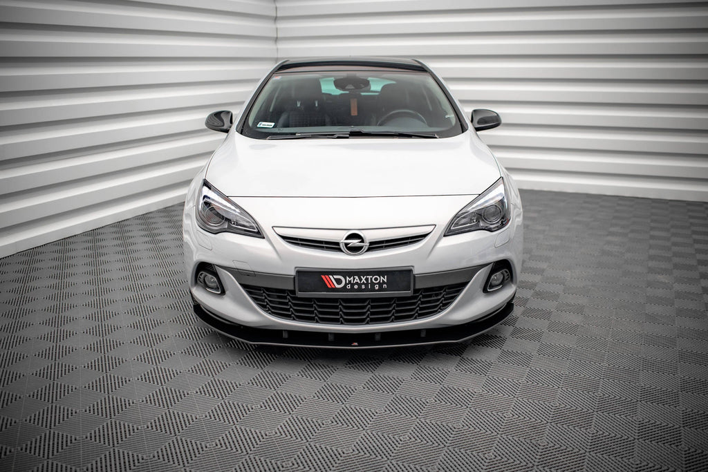 Prelungire splitter bara fata Opel Astra J GTC OPC-Line 2011-2018 v8 - Maxton Design