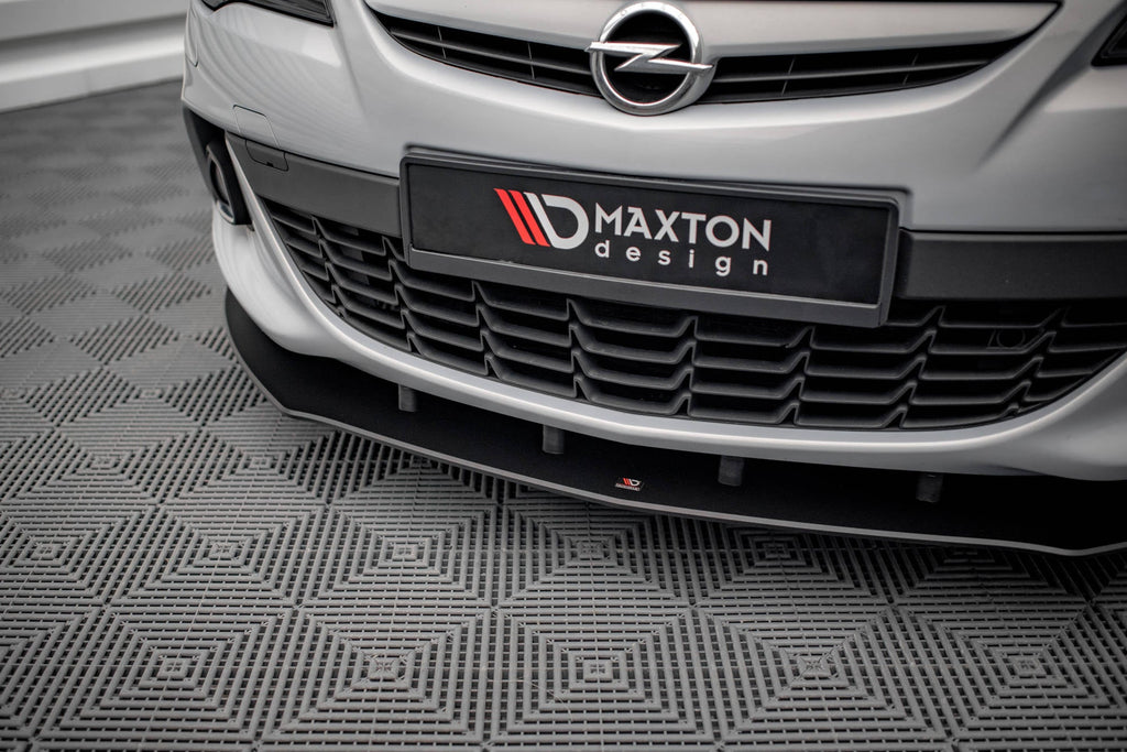 Prelungire splitter bara fata Opel Astra J GTC OPC-Line 2011-2018 v8 - Maxton Design
