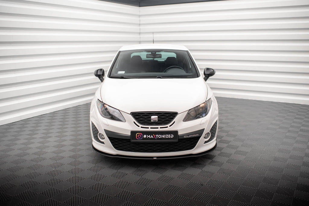 Prelungire splitter bara fata Seat Ibiza Sport Coupe Mk4 2008-2012 v2 - Maxton Design