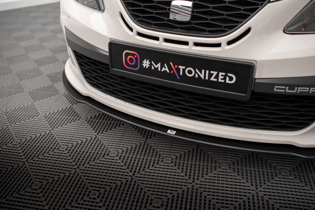 Prelungire splitter bara fata Seat Ibiza Sport Coupe Mk4 2008-2012 v2 - Maxton Design