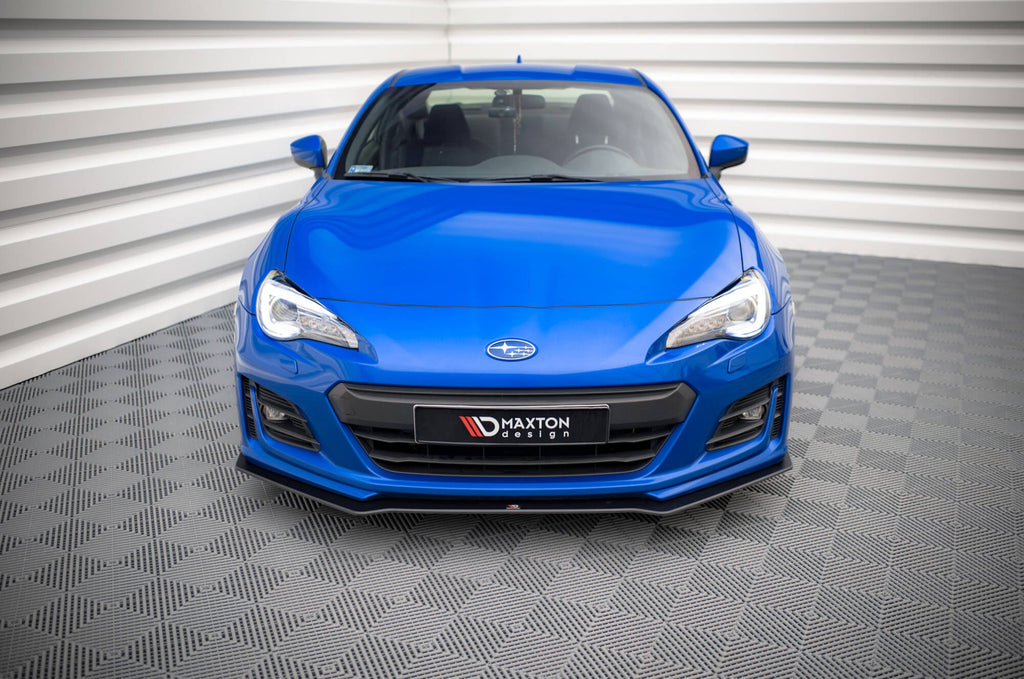 Prelungire splitter bara fata Subaru BRZ Mk1 Facelift 2017-2020 v9 - Maxton Design