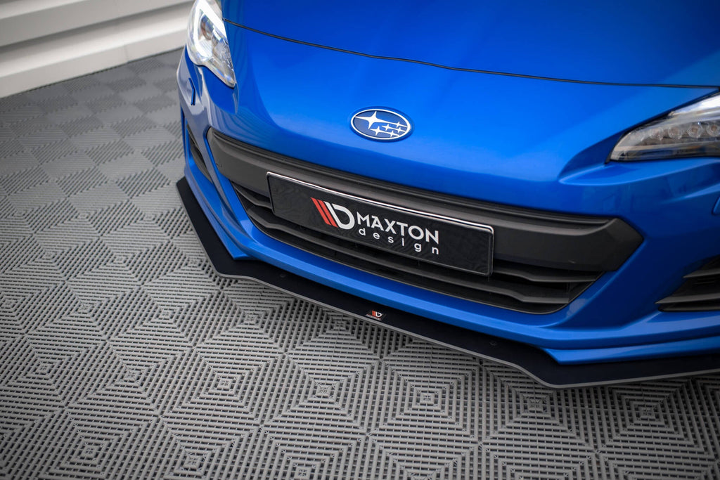 Prelungire splitter bara fata Subaru BRZ Mk1 Facelift 2017-2020 v9 - Maxton Design