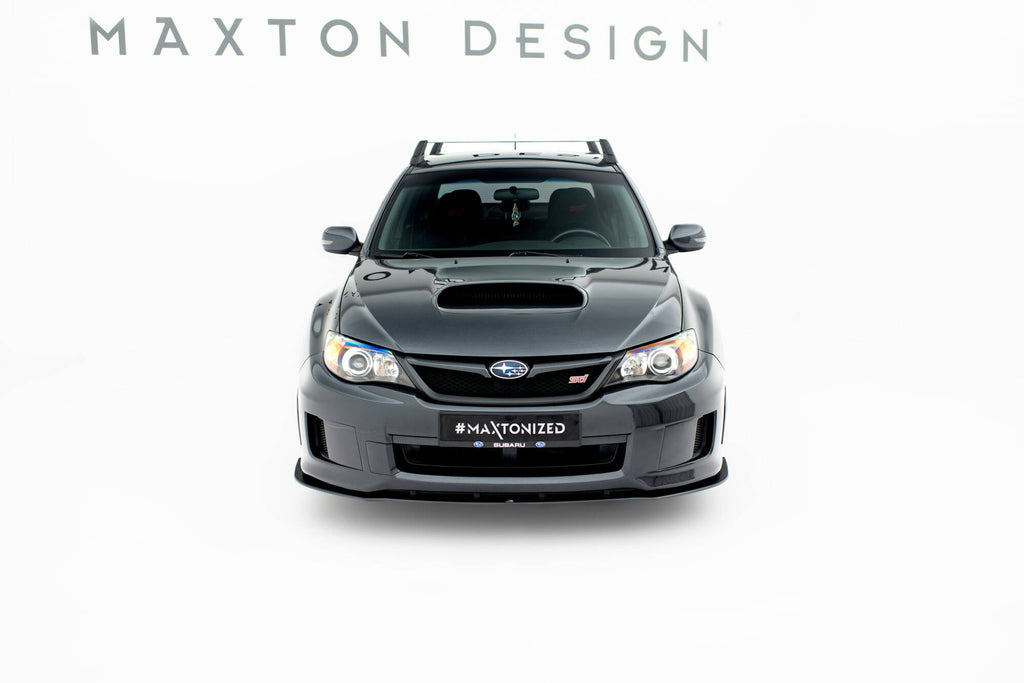 Prelungire splitter bara fata Subaru Impreza WRX STI Mk3 Facelift 2011-2014 v13 - Maxton Design