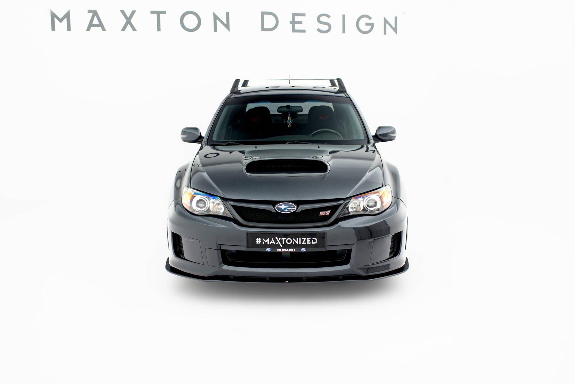 Prelungire splitter bara fata Subaru Impreza WRX STI Mk3 Facelift 2011-2014 v13 - Maxton Design